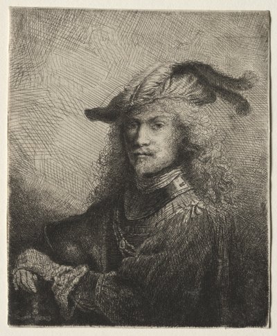 Porträtt av en officer, 1645. av Ferdinand Bol
