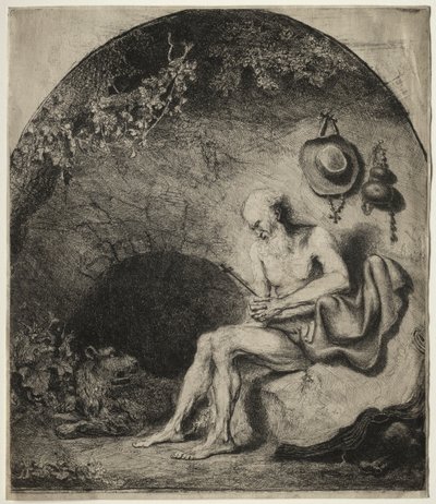 S:t Hieronymus i botgörelse, 1644. av Ferdinand Bol