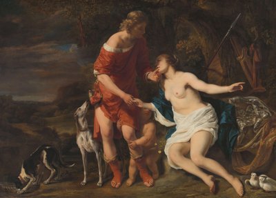 Venus och Adonis, 1657-60 av Ferdinand Bol