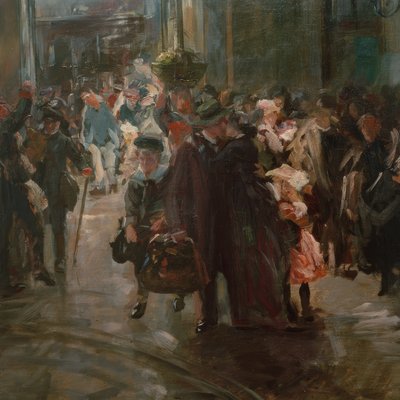På tågstationen av Ferdinand Brutt