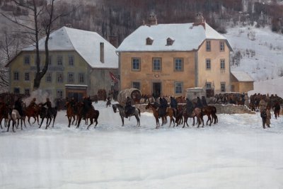 Bourbaki-Panorama von Ferdinand & Castres Edouard (1838-1902) Hodler