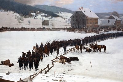 Bourbaki-Panorama von Ferdinand & Castres Edouard (1838-1902) Hodler