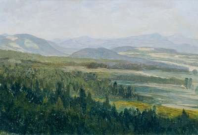 Bohemian Uplands (från portföljen "16 Views of Czech Landscapes 
