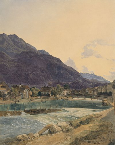 Bad Ischl av Ferdinand Georg Waldmuller