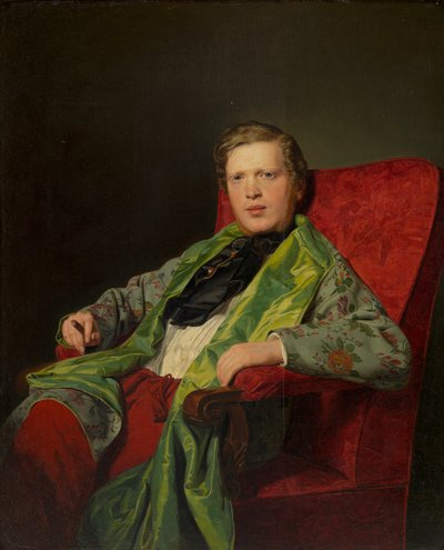 Emanuel Ritter von Neuwall (1813-1879) av Ferdinand Georg Waldmüller