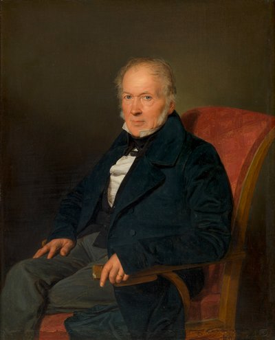 Johann Jakob Schwartz von Mohrenstern (fabriksdirektör och privatperson) av Ferdinand Georg Waldmüller