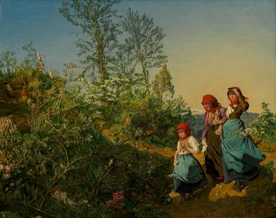 Kyrkbesök på våren av Ferdinand Georg Waldmüller