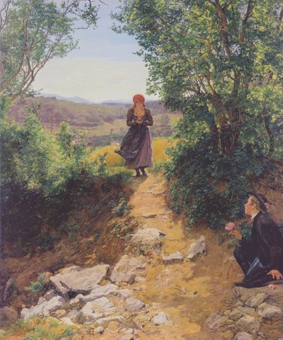 Den väntade av Ferdinand Georg Waldmüller