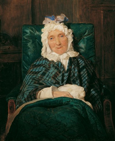 Aloisia Eltz i fåtöljen av Ferdinand Georg Waldmuller