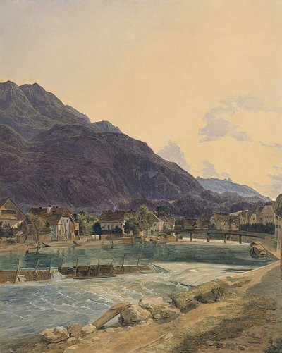 Bad Ischl, 1836 av Ferdinand Georg Waldmuller