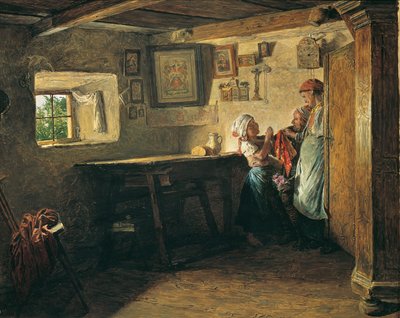Den gamla lådan av Ferdinand Georg Waldmuller