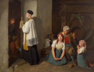 De sista riterna av Ferdinand Georg Waldmuller