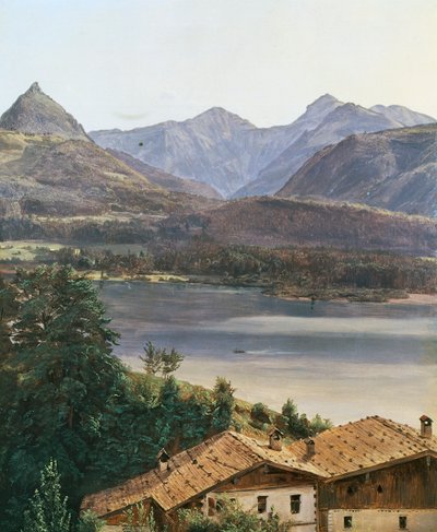 Wolfgangsjön av Ferdinand Georg Waldmuller