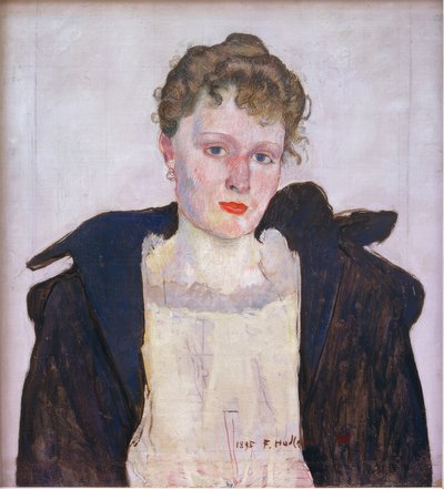 Porträtt av en kvinna av Ferdinand Hodler