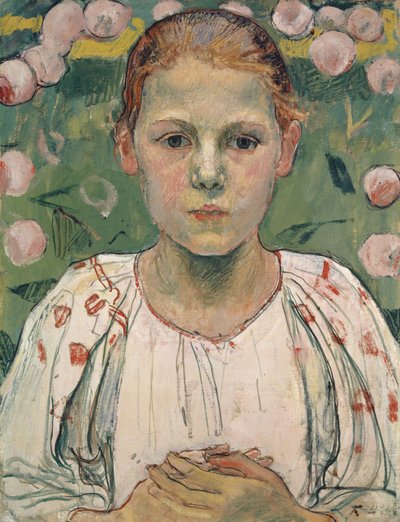 Porträtt av Kathe von Bach av Ferdinand Hodler