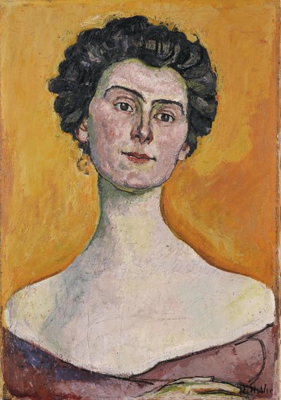 Porträtt av Clara Pasche-Battié, 1914 av Ferdinand Hodler