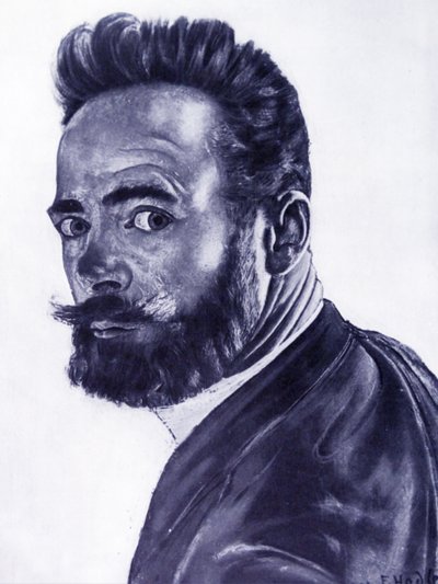 Självporträtt, 1891 av Ferdinand Hodler