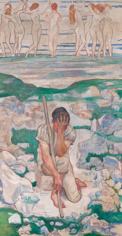Herdens dröm, 1896. av Ferdinand Hodler