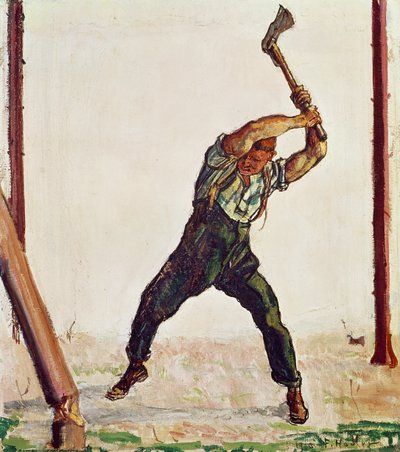 Skogsmannen, 1910 av Ferdinand Hodler