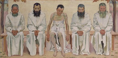 Trött på livet, efter 1892 av Ferdinand Hodler