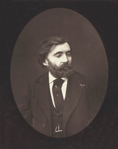 Henri, Viscount of Bornier, ca. 1876. av Ferdinand J. Mulnier