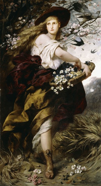 Flora, 1883 av Ferdinand Keller