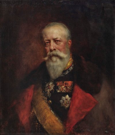 Porträtt av storhertig Fredrik I av Baden 1826-1907. av Ferdinand Keller
