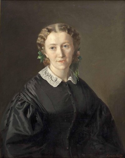 Porträtt av en dam av Ferdinand Krumholz