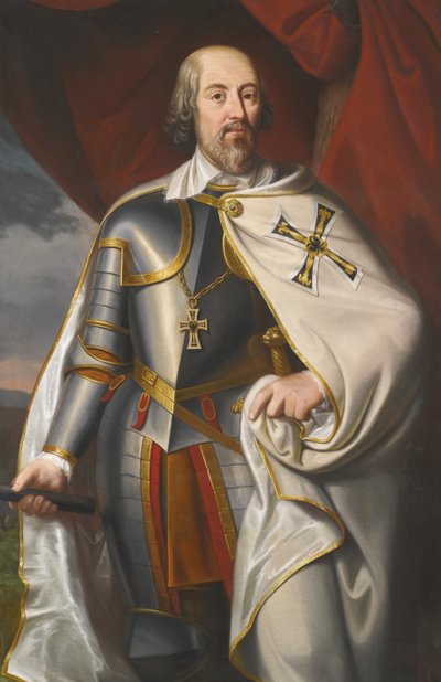 Porträtt av Heinrich Walpot von Bassenheim, mitten av 1800-talet av Ferdinand Müller