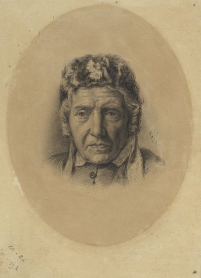 Porträtt av J.M. Fågelsång av Ferdinand Oldewelt