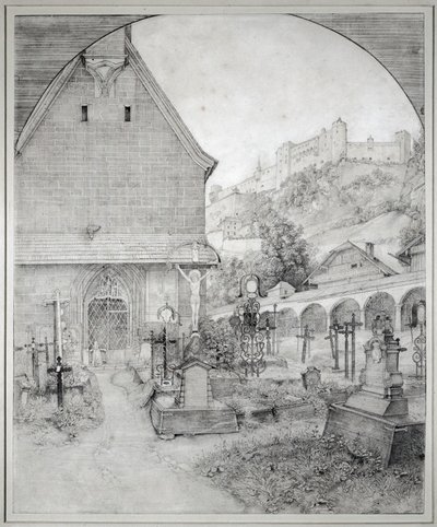 Sankt Peters kyrkogård i Salzburg, Österrike ... av Ferdinand Olivier