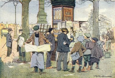 Kiosken har tidningar, i Imagier de l