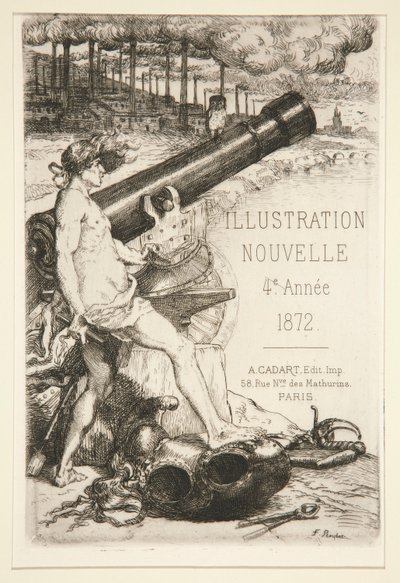 Titelsidan för Illustration Nouvelle av Ferdinand Roybet