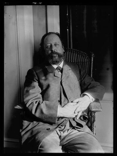 Bild av Paul Heyse (1830-1914) av Ferdinand Schmutzer