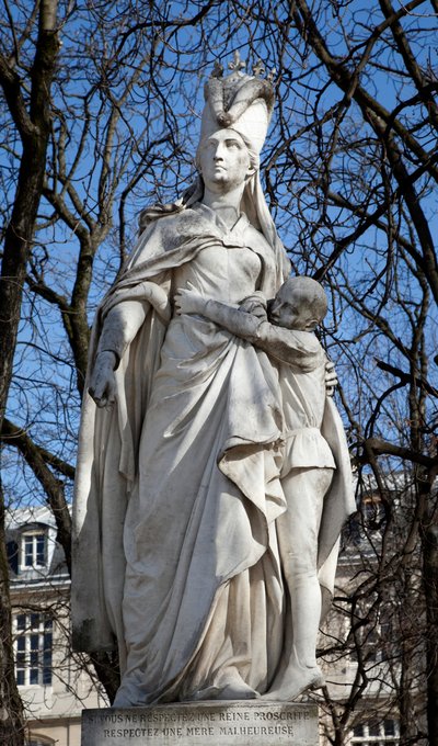 Staty av Margareta av Anjou (marmor) av Ferdinand Taulet