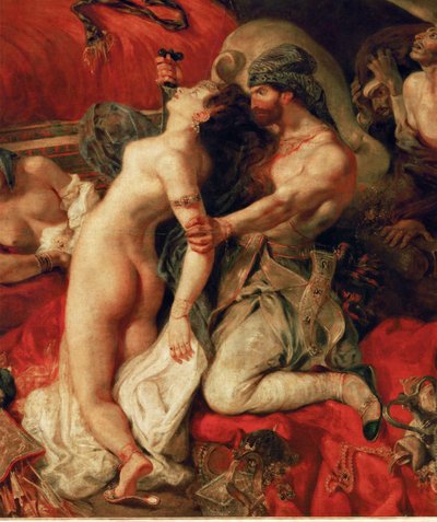 Sardanapals död ... av Ferdinand Victor Eugene Delacroix