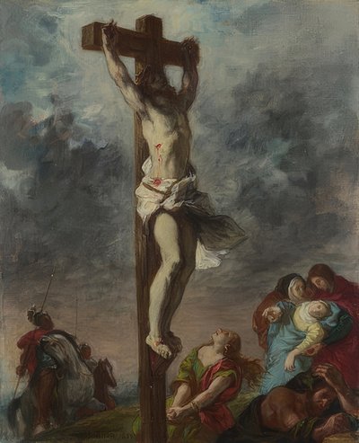 Korsfästelsen. 1853 av Ferdinand Victor Eugene Delacroix