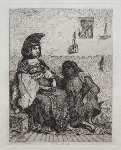 judinna i Alger. av Ferdinand Victor Eugene Delacroix