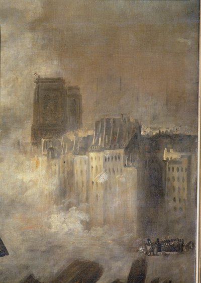 28 juli 1830; Frihet leder folket ... av Ferdinand Victor Eugene Delacroix