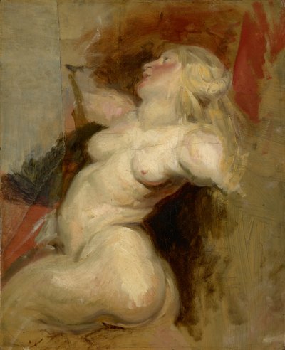 Nereid (kopia efter Rubens), c.1822 av Ferdinand Victor Eugene Delacroix