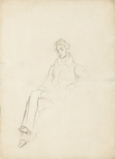Porträtt av greve Anatole Nikolaievich Demidov, 1:e prins av San Donato 1812-1870, 1864 av Ferdinand Victor Eugene Delacroix