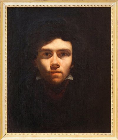 Självporträtt av Eugene Delacroix (1798-1863), fransk målare - Målning tillskriven Delacroix - Fotografi, KIM Youngtae, Rouen, Musee des Beaux Art de Rouen av Ferdinand Victor Eugene Delacroix