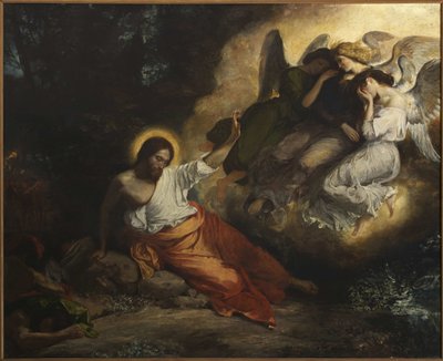 Kval i trädgården, 1826. av Ferdinand Victor Eugene Delacroix