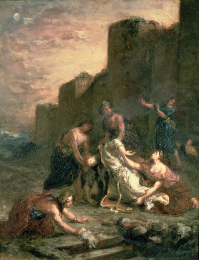 St. Stefans martyrskap, 1860 av Ferdinand Victor Eugene Delacroix