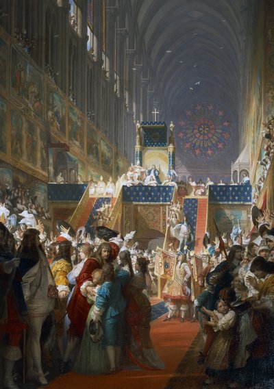 Ludvig XIV av Frankrike tar emot representanter för samhällsklasserna i Paris av Ferdinand the Elder Piloty