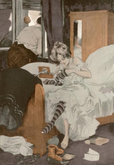 På smekmånaden av Ferdinand von Reznicek