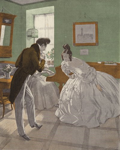Aufforderung zum Tanz  av Ferdinand von Reznicek