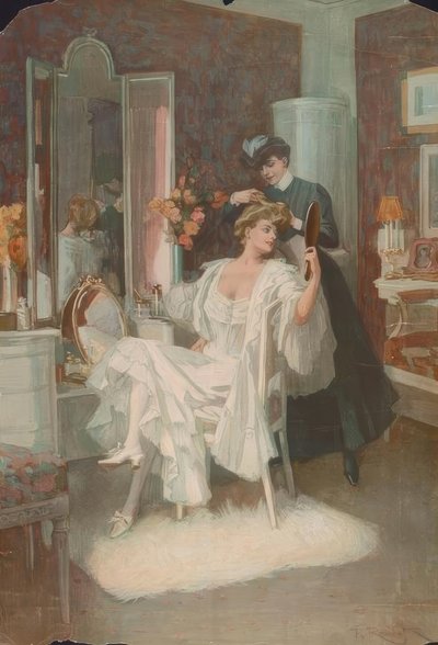 På toaletten av Ferdinand von Reznicek