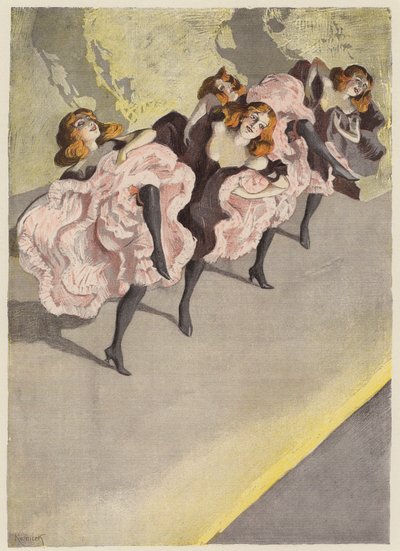 Cancan  av Ferdinand von Reznicek