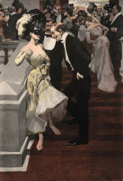 Reznicek / Bal pare / från: Galante Welt / 1904 av Ferdinand von Reznicek